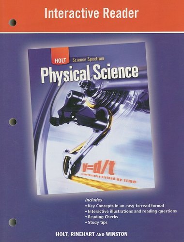 9780030936388: Science Spectrum: Physical Science, Grade 9 Interactive Reader [Alternate Version]: Holt Science Spectrum: Physical Science