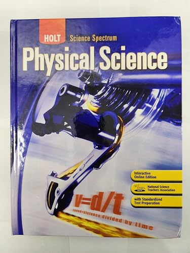 9780030936449: Holt Science Spectrum: Physical Science: Student Edition 2008