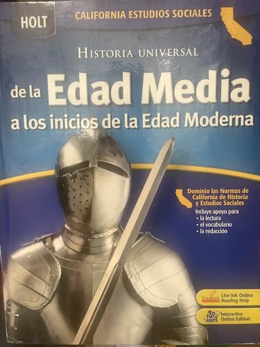 Stock image for Holt World History: Spanish Student Edition Grades 6-8 Medieval Times 2006 for sale by The Book Spot