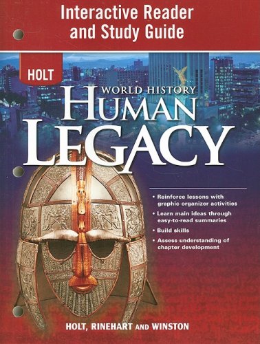 Imagen de archivo de World History : Human Legacy a la venta por Better World Books