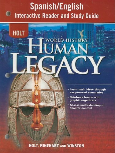 Stock image for World History: Human Legacy Full Survey: Spanish/English Interactive Reader and Study Guide for sale by Georgia Book Company