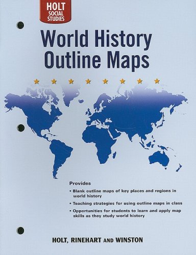 Imagen de archivo de World History: Human Legacy: Outline Maps a la venta por Allied Book Company Inc.