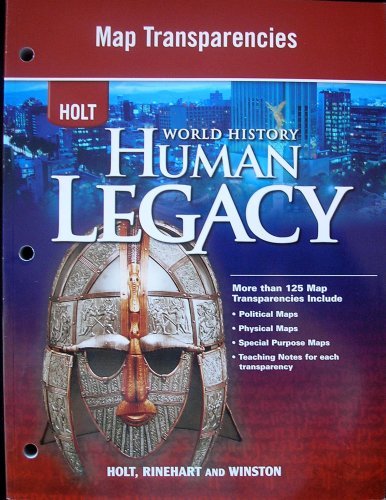 Imagen de archivo de HOLT World History Human Legacy: Map Transparencies a la venta por Dailey Ranch Books