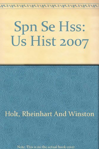 9780030938757: United States History, Grades 6-9 Full Survey: Holt United States History (Spanish Edition)