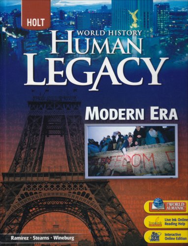Stock image for Modern Era World History, Grades 9-12 Human Legacy Full Survey: Holt World History Human Legacy for sale by Ergodebooks
