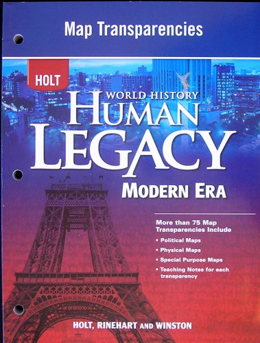 Beispielbild fr World History: Human Legacy Modern Era: Map Transparencies zum Verkauf von HPB-Red