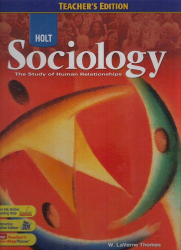 Stock image for Sociology (The Study of Human Relationships) for sale by Booksavers of MD