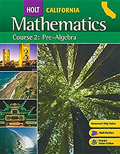 Stock image for Holt Mathematics: Studten Edition (Spanish) Course 2 2008 ; 9780030945960 ; 0030945968 for sale by APlus Textbooks