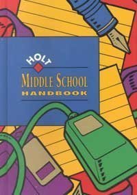 Imagen de archivo de Holt Middle School Handbook a la venta por Orion Tech