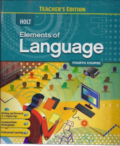 Imagen de archivo de Elements of Language; Fourth Course (Annotated Teacher's Editio a la venta por GF Books, Inc.