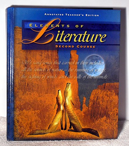 Stock image for Elements Of Literature 2nd Course Annotated Teacher's Edition ; 9780030949258 ; 0030949254 for sale by APlus Textbooks
