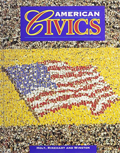 Stock image for American Civics ; 9780030952661 ; 0030952662 for sale by APlus Textbooks