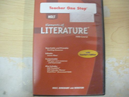 Stock image for Holt Elements Of Literature, Fifth Course, Grade 11: American Literature: ExamView Assessment Suite Teacher One Stop DVD-ROM With Electronic Teacher's Edition: Original Wraps (2009 Copyright) for sale by ~Bookworksonline~