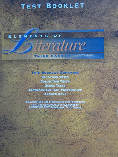 9780030955860: Elements of Literature, Third Course (Test Booklet)