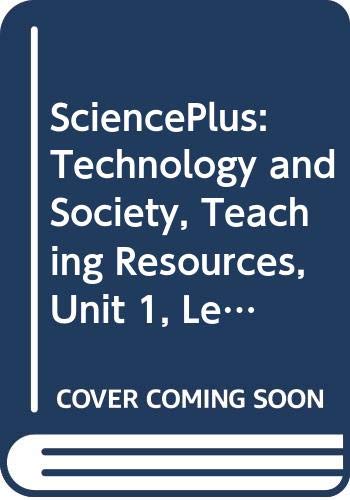 Stock image for SciencePlus: Technology and Society, Teaching Resources, Unit 1, Level Red for sale by HPB-Red