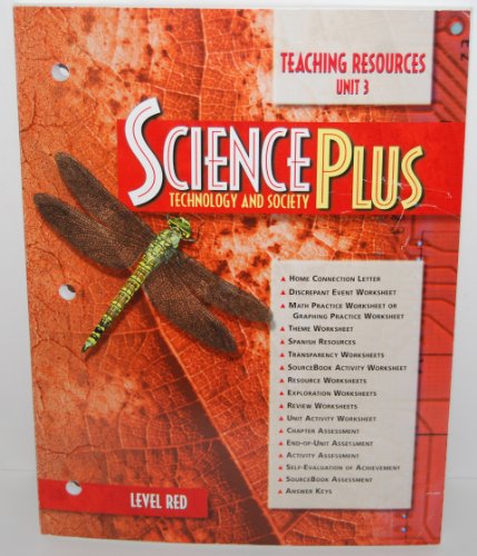 Imagen de archivo de Science Plus Technology and Society - Level Red (Diversity of Living Things, Teaching Resources Unit 2 a la venta por Books From California