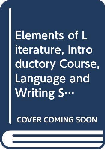 Stock image for Elements Of Literature, Introductory Course, Language And Writing Skills Worksheets ; 9780030957277 ; 0030957273 for sale by APlus Textbooks