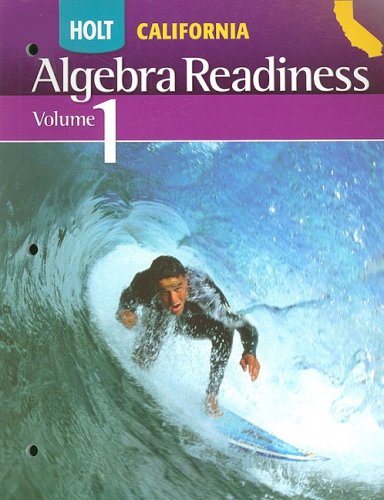 Stock image for Holt Algebra Readiness: Student Edition Volume 1 for sale by Green Street Books
