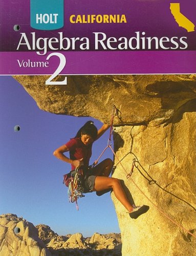Stock image for Holt Algebra Readiness: Student Edition Volume 2 for sale by ThriftBooks-Dallas
