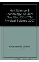 Holt Science & Technology: Student One Stop CD-ROM Physical Science 2007 (9780030958113) by HOLT, RINEHART AND WINSTON