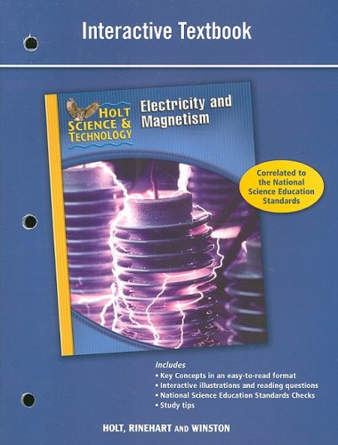 9780030958250: Interactive Textbook: (N) Electricity and Magnetism (Holt Science & Technology)