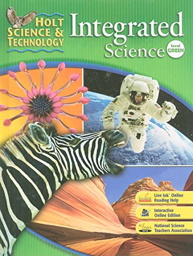 Stock image for Holt Science & Technology: Integrated Science: Student Edition Level Green 2008 for sale by HPB-Red