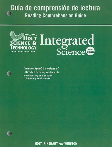 Beispielbild fr Holt Science & Technology: Integrated Science: Reading Comprehension Guide, Spanish Level Green zum Verkauf von Iridium_Books