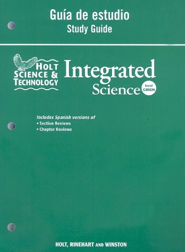 Stock image for Holt Science & Technology: Study Guide, Spanish Level Green Integrated Science for sale by Booksavers of MD