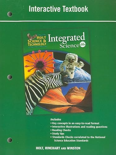 Beispielbild fr Holt Science & Technology: Integrated Science: Interactive Textbook Level Green zum Verkauf von Iridium_Books