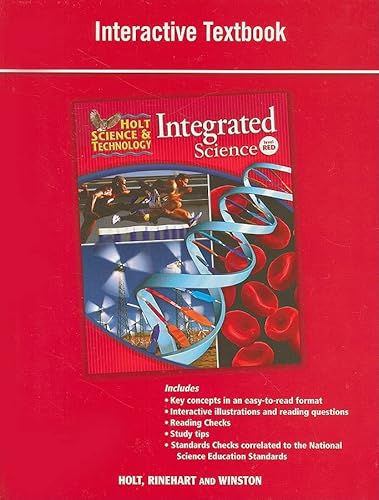 Stock image for Holt Science & Technology: Integrated Science: Interactive Textbook Level Red for sale by Iridium_Books