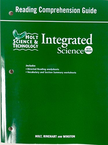 Stock image for Holt Science & Technology: Integrated Science: Reading Comprehension Guide Level Green for sale by Iridium_Books