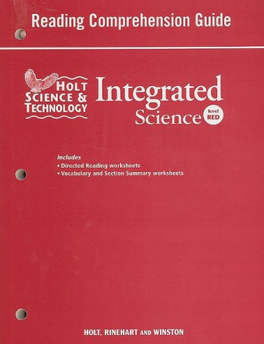 Imagen de archivo de Science & Technology Level Red, Grade 7 Reading Comprehension Guide: Holt Science & Technology a la venta por TextbookRush