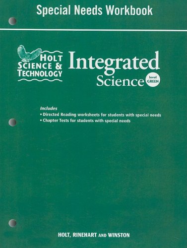 Stock image for Holt Science & Technology: Integrated Science: Special Needs Workbook Level Green for sale by Iridium_Books