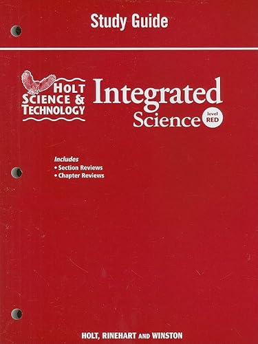 9780030959516: Science & Technology Level Red, Grade 7 Study Guide: Holt Science & Technology
