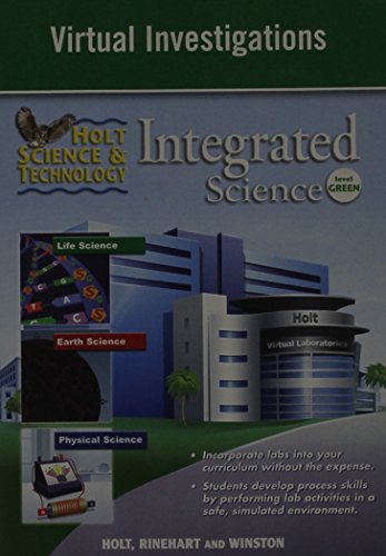 Stock image for Holt Science & Technology: Virtual Investigations CD-ROM Level Green Integrated Science for sale by The Media Foundation