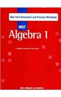 9780030961656: Holt Algebra 1: New York Homework and Practice Workbook