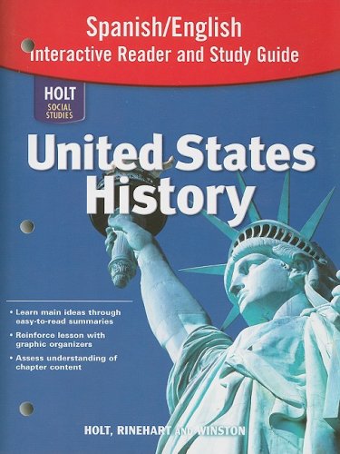9780030962387: United States History, Grades 6-9 Full Survey Interactive Reader and Study Guide: Holt Mcdougal United States History
