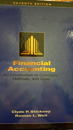Beispielbild fr Financial Accounting : An Introduction to Concepts, Methods, and Uses zum Verkauf von Better World Books