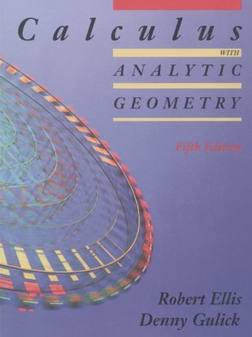 Beispielbild fr Calculus with Analytic Geometry zum Verkauf von Better World Books