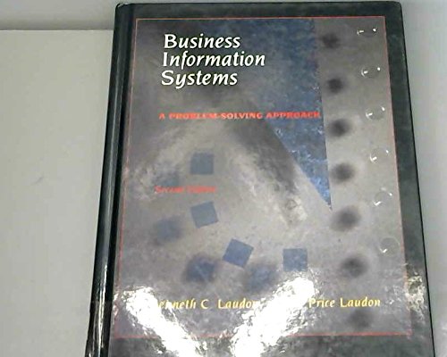 Imagen de archivo de Business Information Systems: A Problem-solving Approach a la venta por AwesomeBooks