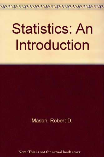 9780030969171: Statistics: An Introduction