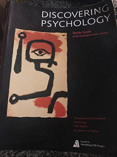 Stock image for Study Guide: Discovering Psychology for sale by HPB-Red