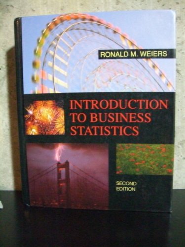 Imagen de archivo de Introduction to Business Statistics a la venta por Top Notch Books