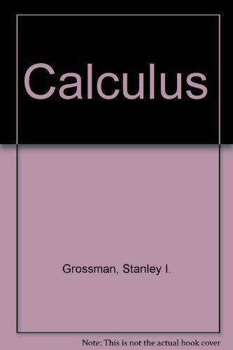 9780030969713: Calculus