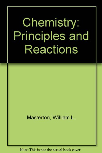 Beispielbild fr Chemistry: Principles and Reactions zum Verkauf von Anybook.com