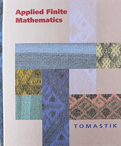 Imagen de archivo de Applied Finite Mathematics a la venta por Wizard Books
