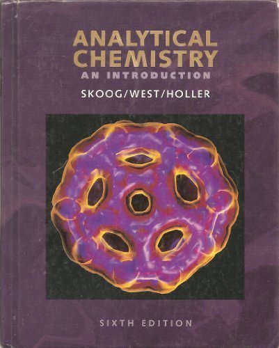 9780030972850: Analytical Chemistry: An Introduction (Saunders Golden Sunburst Series)