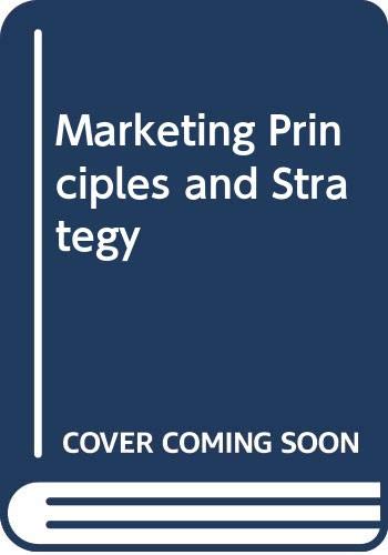9780030974847: Marketing Principles and Strategy