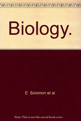 Biology (9780030974991) by Berg, Linda R.; Martin, Diana W.; Villee, Claude