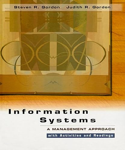 Beispielbild fr Information Systems : A Management Approach zum Verkauf von Better World Books